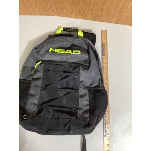 HEAD Backpack W/ 3 Pockets, Bungee & Dual Cup Holders-BLACK-Back To School - Picture 9 of 10